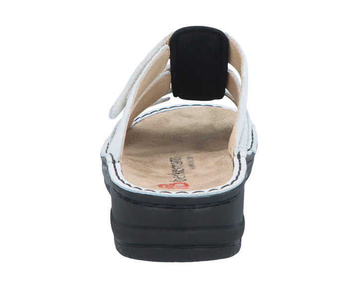 SENTA Pearl White Leather