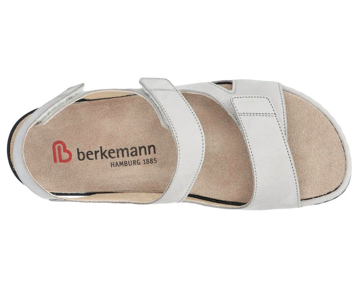 LEONA Grey Nubuck Leather
