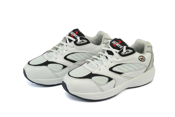 554 - Answer2 Men's Athletic Walking Shoes White/Navy