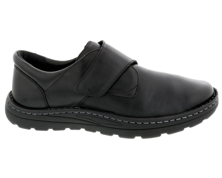 WATSON Black Stretch Leather
