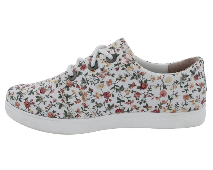 RUBY White Floral Canvas