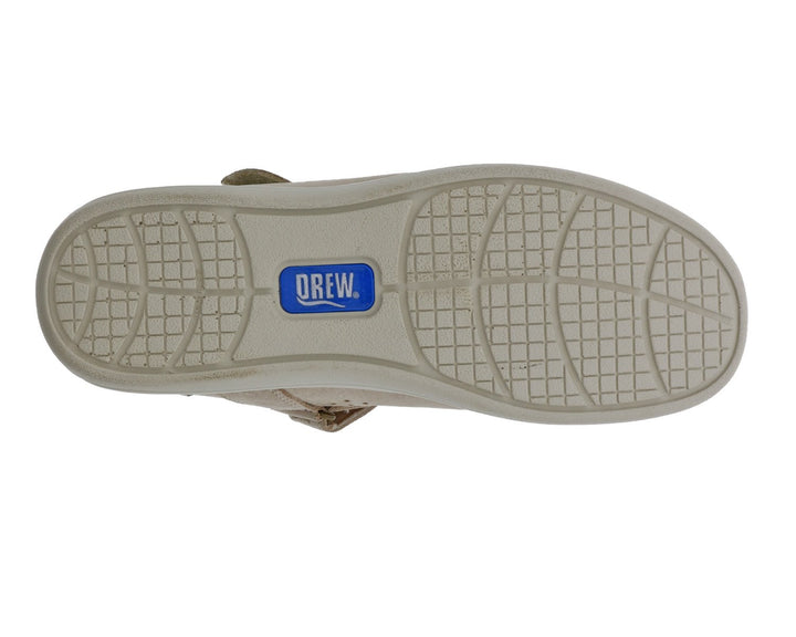 ORCHID Bone Metallic Foil Leather