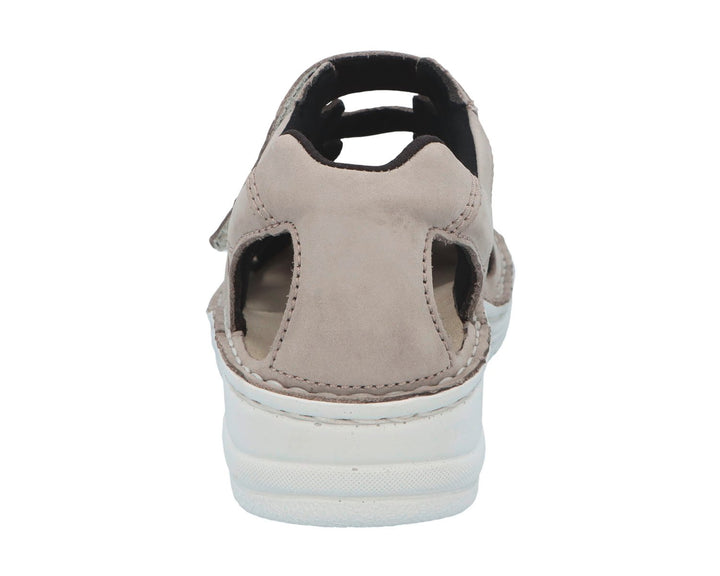 LARENA Gray Nubuck Leather