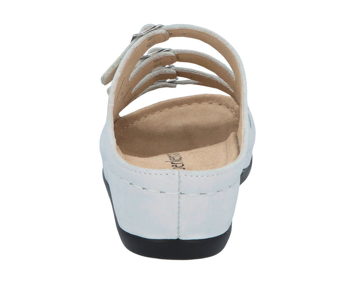 HASSEL Silver White Perlato Leather