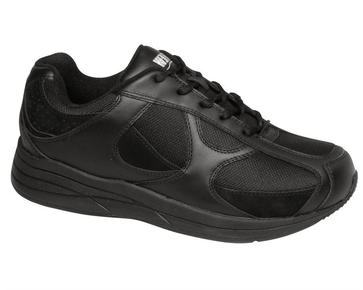 SURGE Black Leather/Black Mesh