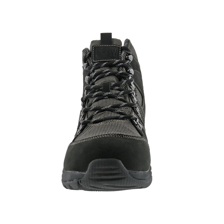 TREK Black Nubuck Leather