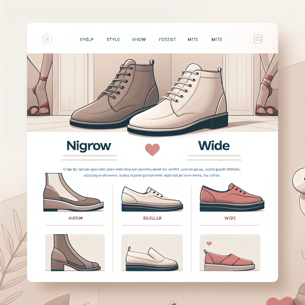 Finding the Perfect Fit How Shoe Widths Impact Comfort and Foot Health