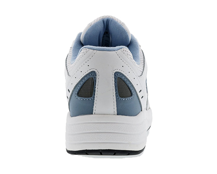 FLARE White Blue Leather / White Mesh