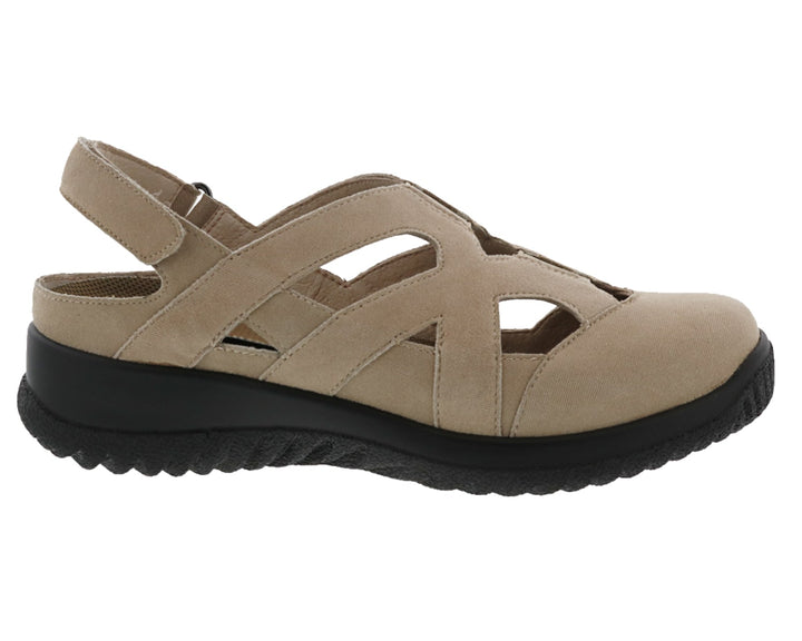 SMILES Taupe Microdot Leather