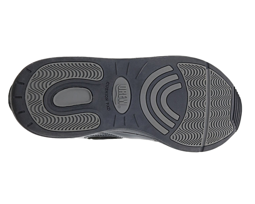 SURGE Black Leather/Black Mesh