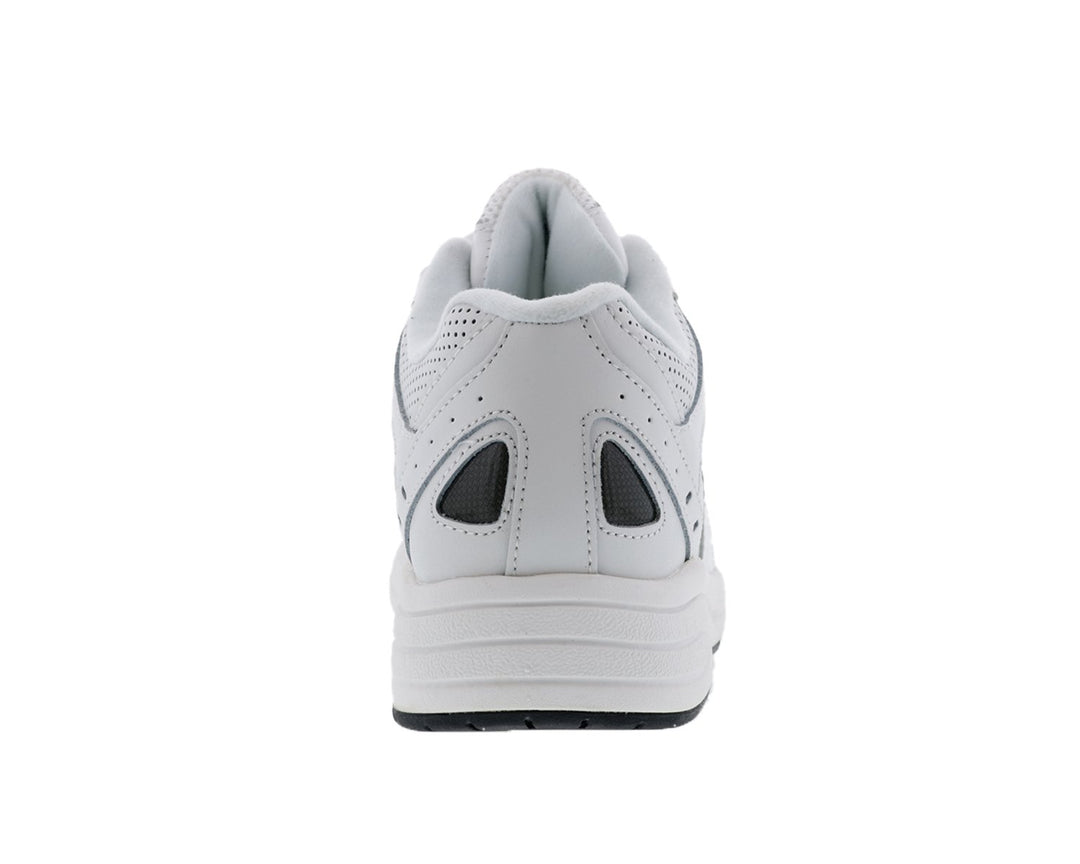 FLARE White Leather Perf/White Mesh