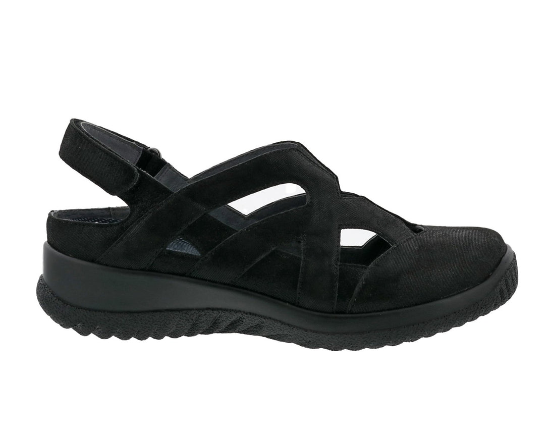 SMILES Black Microdot Leather