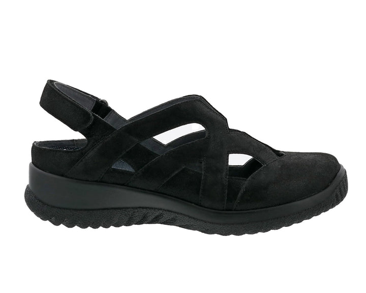 SMILES Black Microdot Leather