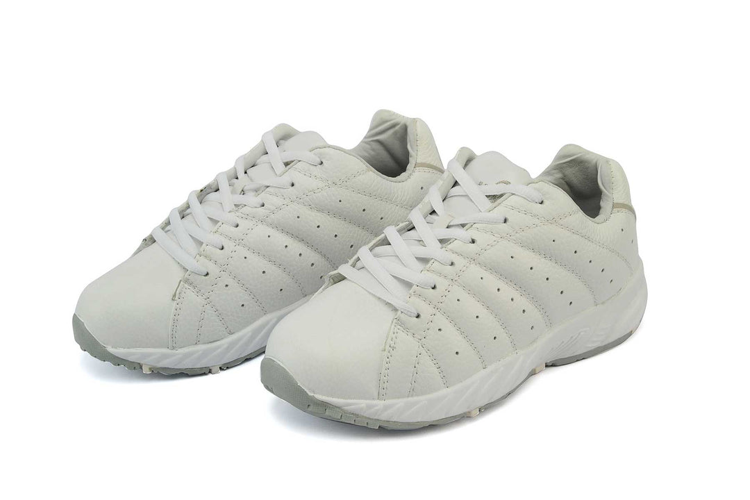 447 - Answer2 Women's Athletic Walking Shoes White/Silver