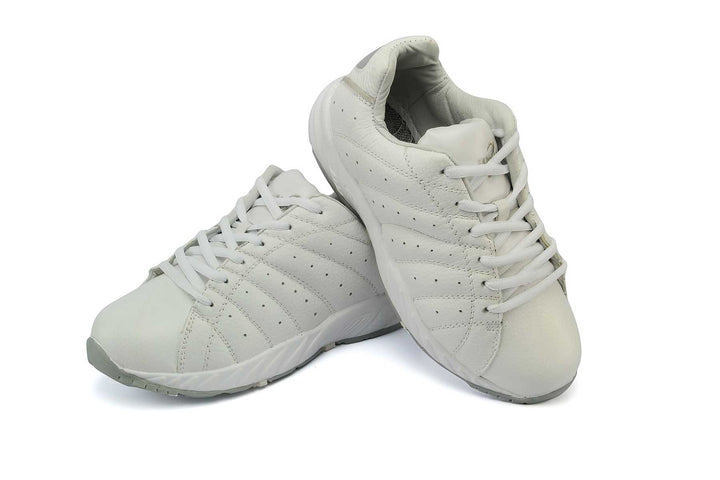 447 - Answer2 Women's Athletic Walking Shoes White/Silver