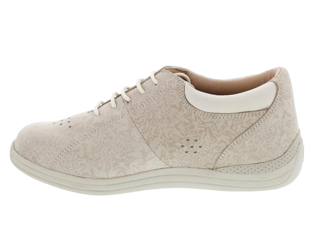 TULIP Bone Metallic Foil Leather