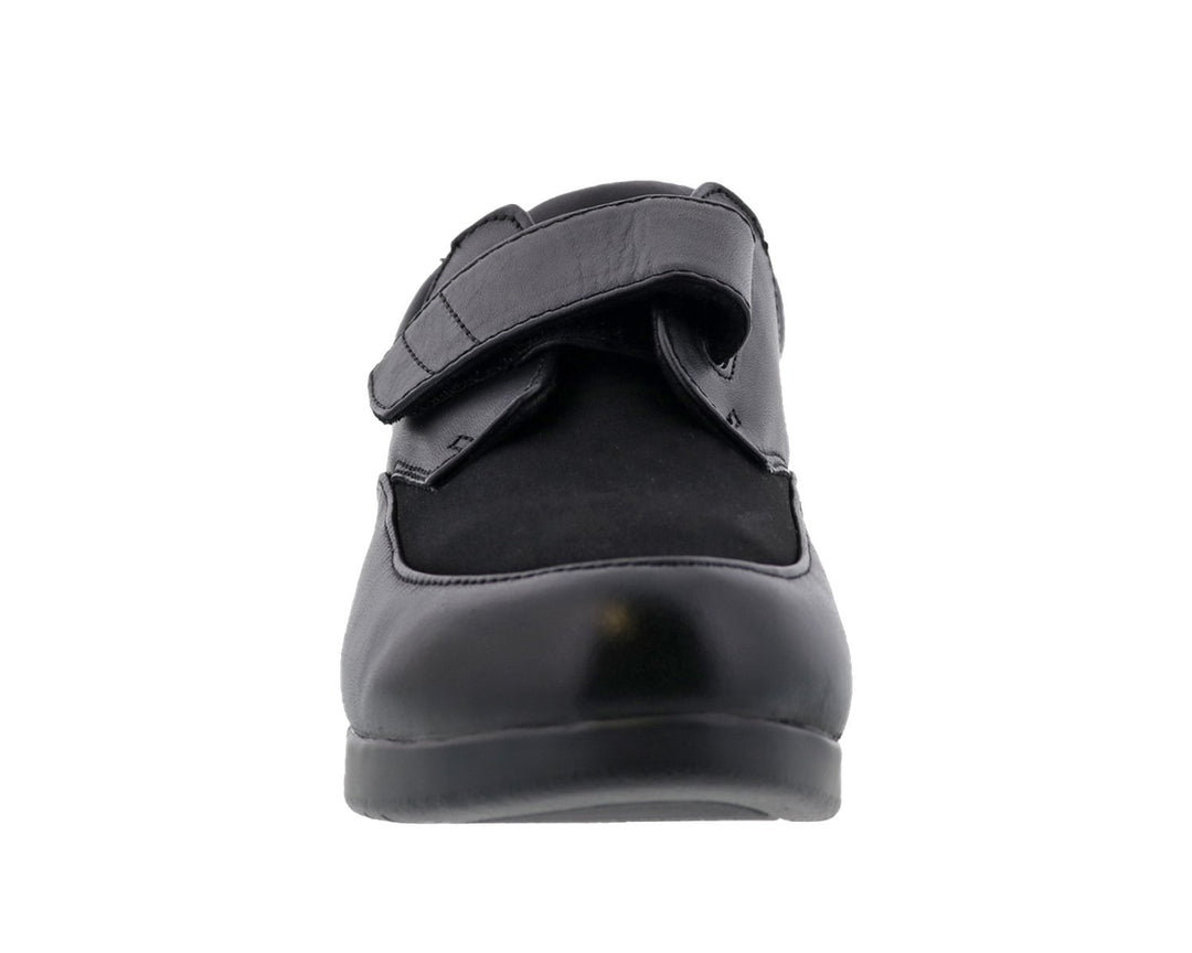 QUEST Black Leather / Black Stretch