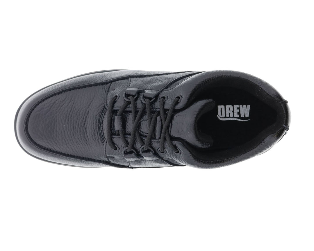 TRAVELER Black Tumbled Leather