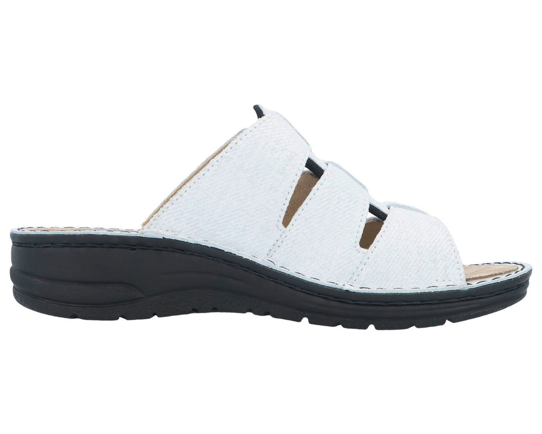 SENTA Pearl White Leather