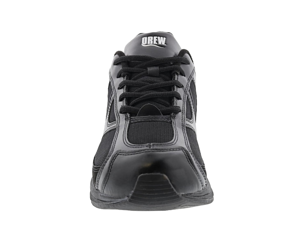 SURGE Black Leather/Black Mesh