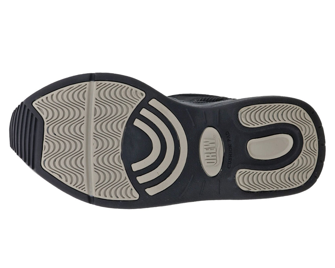 FLARE Black Leather/Mesh