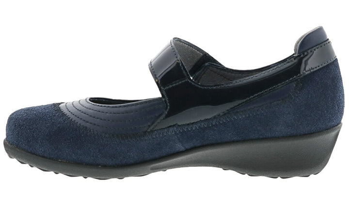 GENOA Navy Suede Combo