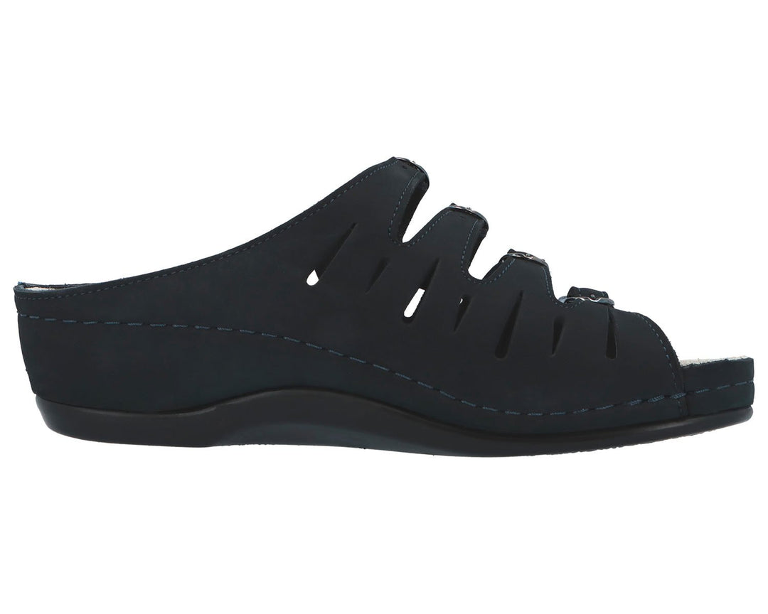 HASSEL Dark Blue Nubuck Leather