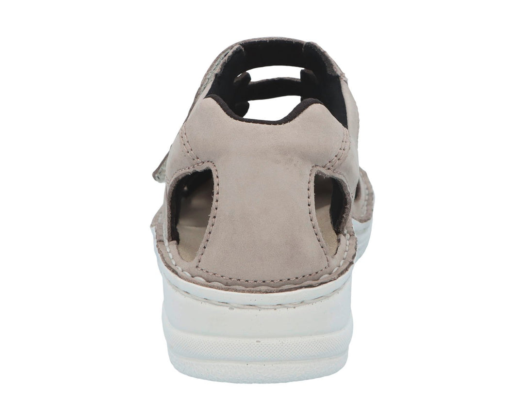 LARENA Gray Nubuck Leather