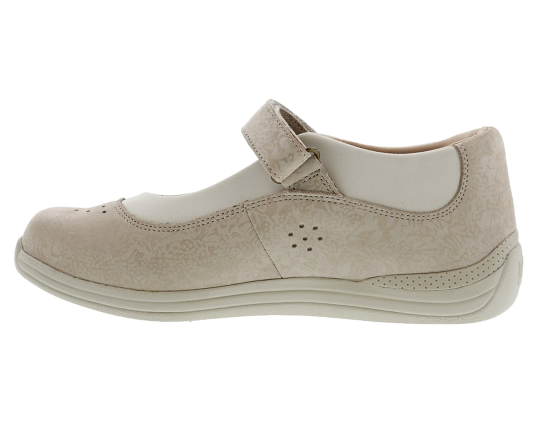 ROSE Bone Metallic Foil Leather