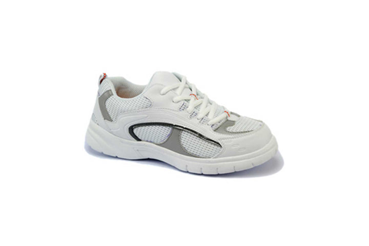 9701-L - Mt.Emey Men's Extra-depth Athletic/Walking Shoes White/Silver