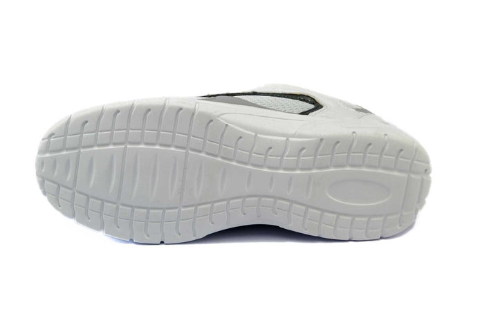 9701-L - Mt.Emey Men's Extra-depth Athletic/Walking Shoes White/Silver