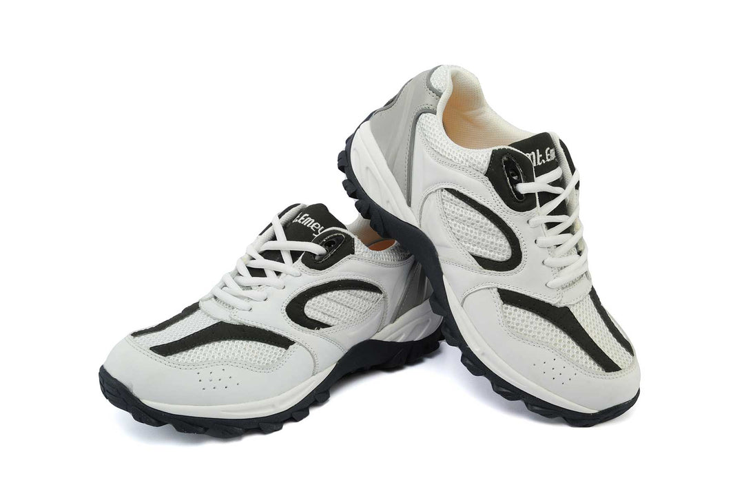 9702-L - Mt.Emey Men's Explorer I Shoes White/Navy