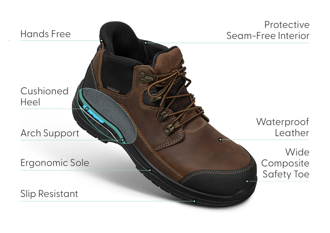 Graphite Hands-Free Work Boots
