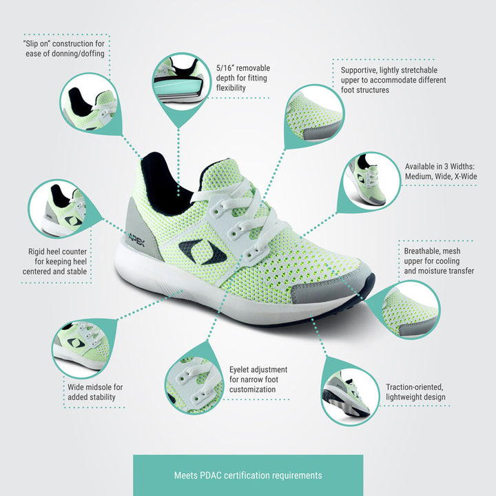 Women's Performance Athletic Sneaker - Mint