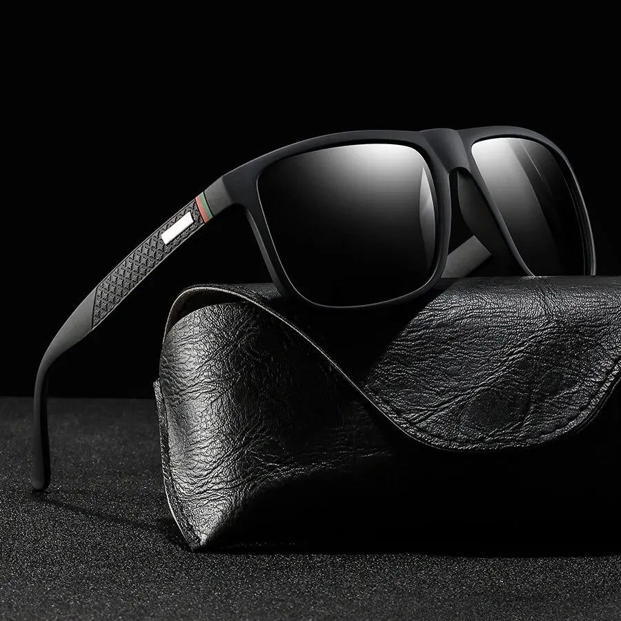 Fashion Vintage Square Polarized Sunglasses