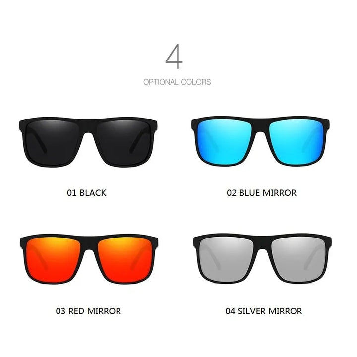 Fashion Vintage Square Polarized Sunglasses