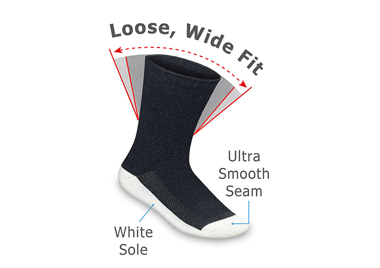 Padded Sole Diabetic Socks