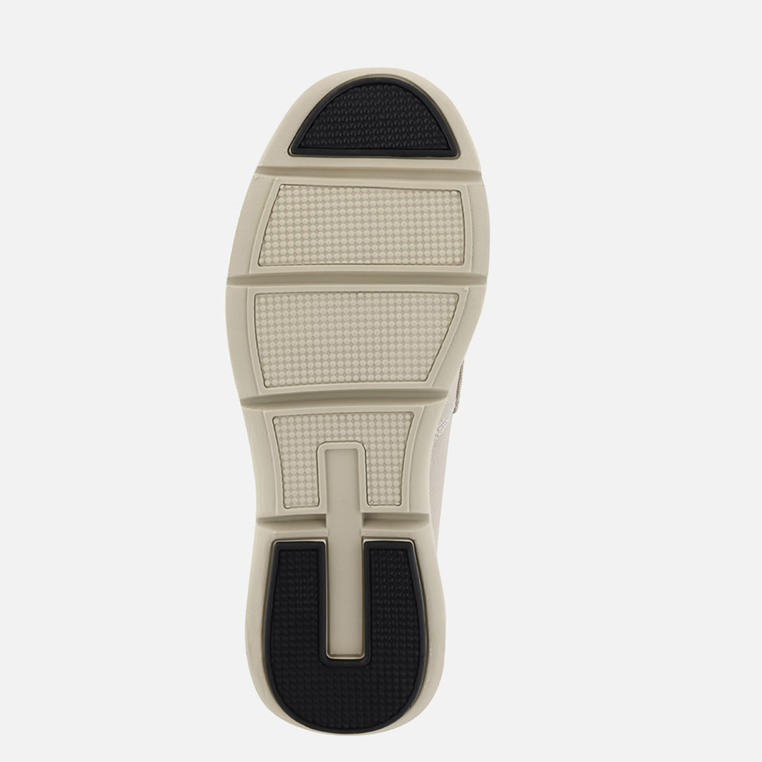 Women's Moc Toe Canvas Loafer - Tan