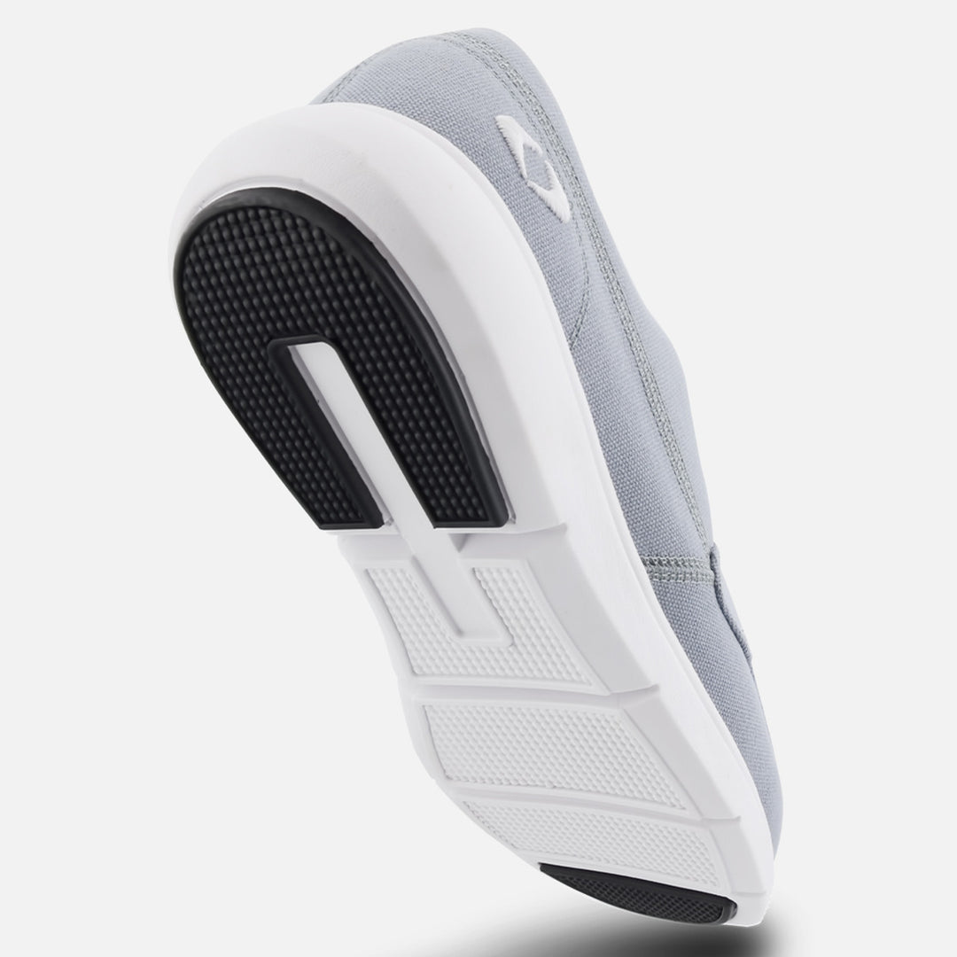 Men's Moc Toe Canvas Loafer - Gray