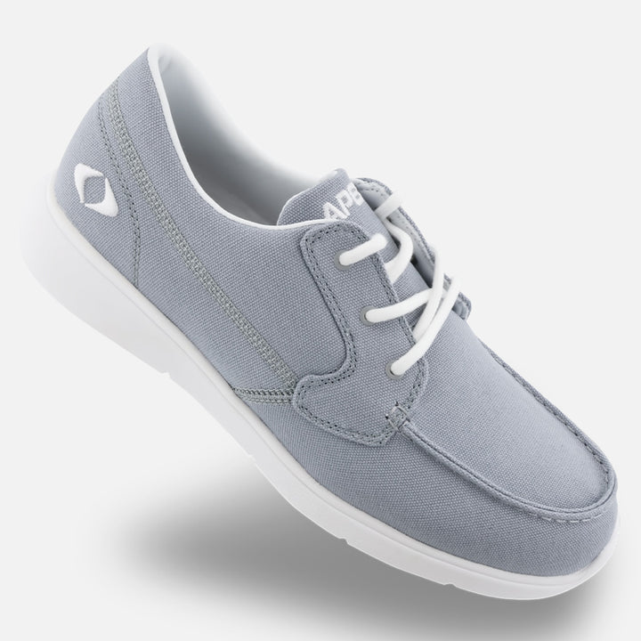 Men's Moc Toe Canvas Loafer - Gray