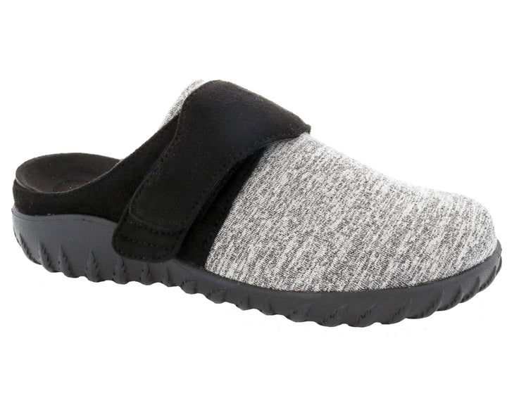 SUNSHINE Black Microsuede/Grey Fabric Stretch