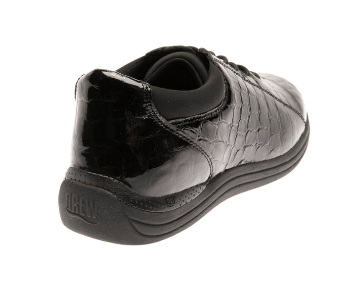 TULIP Black Croc Patent Leather