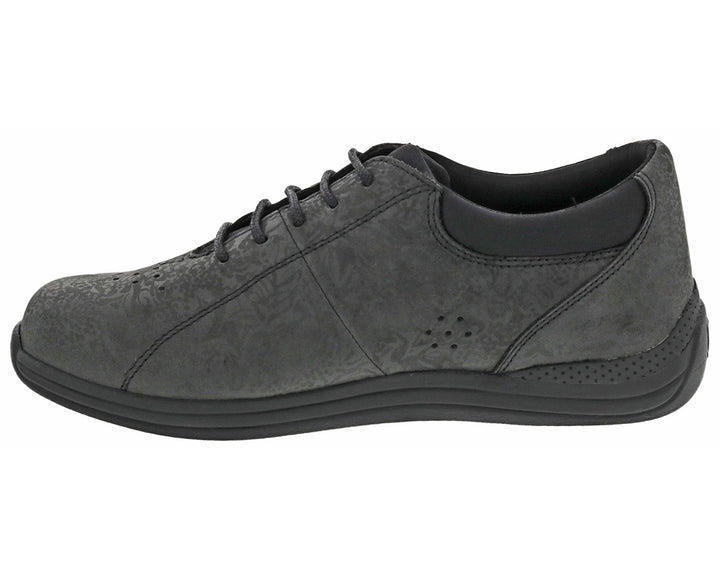 TULIP Black Metallic Foil Leather