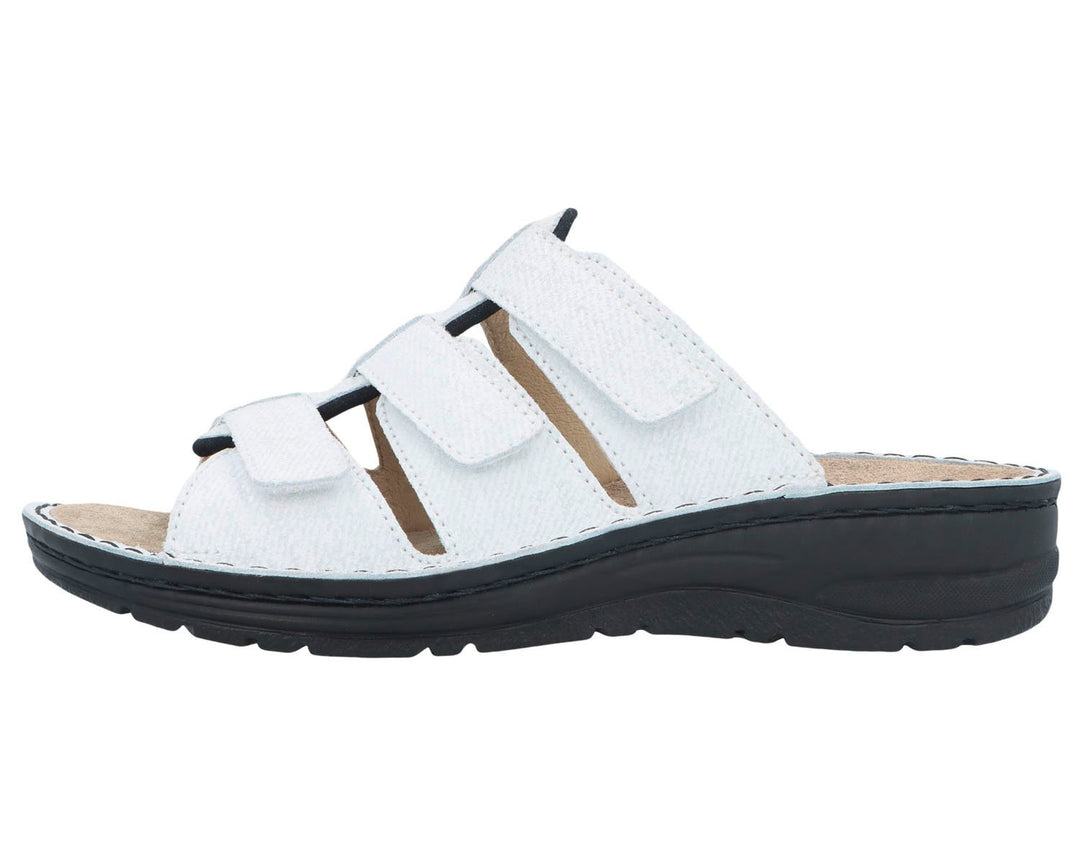 SENTA Pearl White Leather
