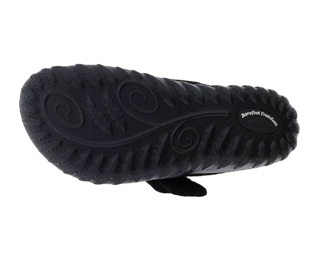 SUNSHINE Black Microsuede/Grey Fabric Stretch