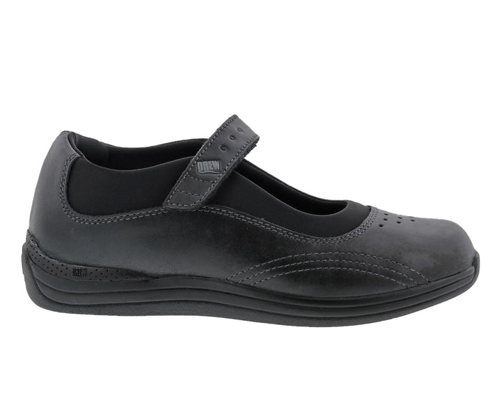 ROSE Black Leather / Black Stretch