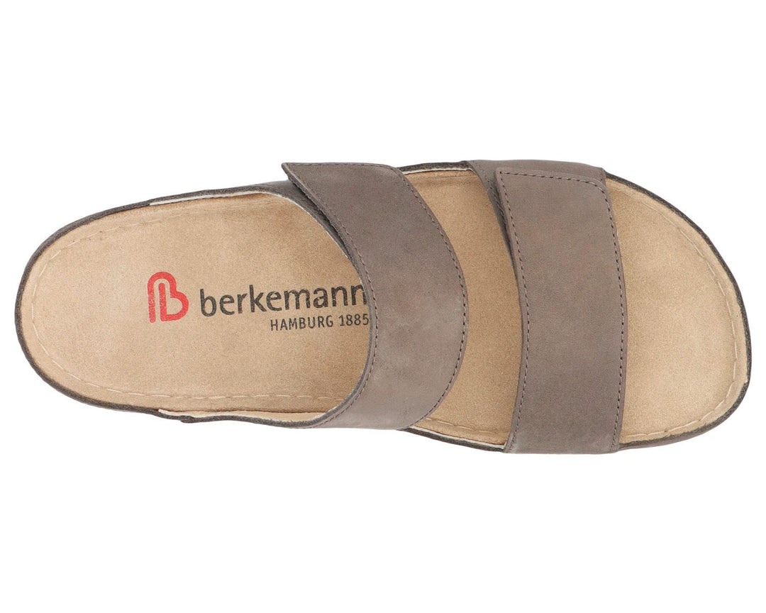SIRENA Mud Gray Soft Nubuck Leather