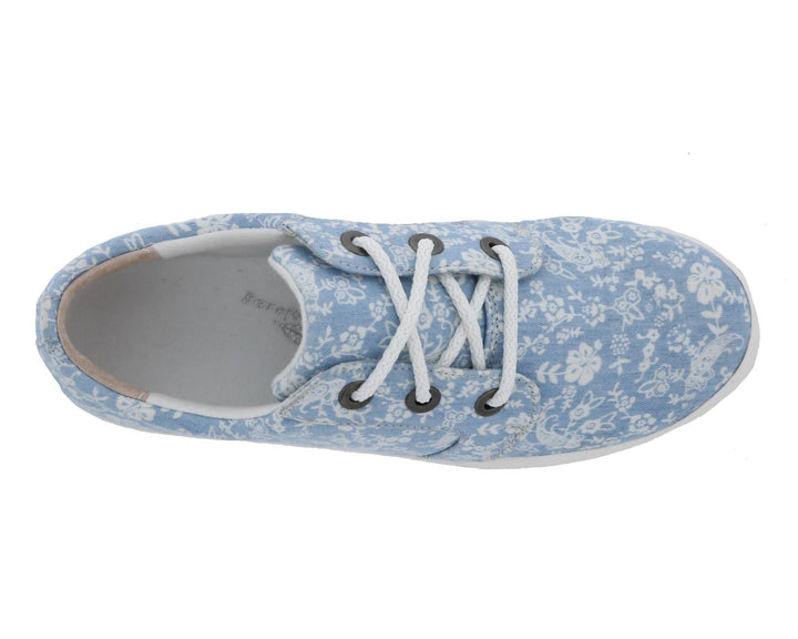 RUBY Blue Floral Canvas