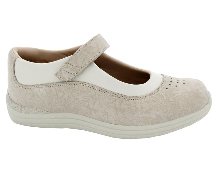 ROSE Bone Metallic Foil Leather