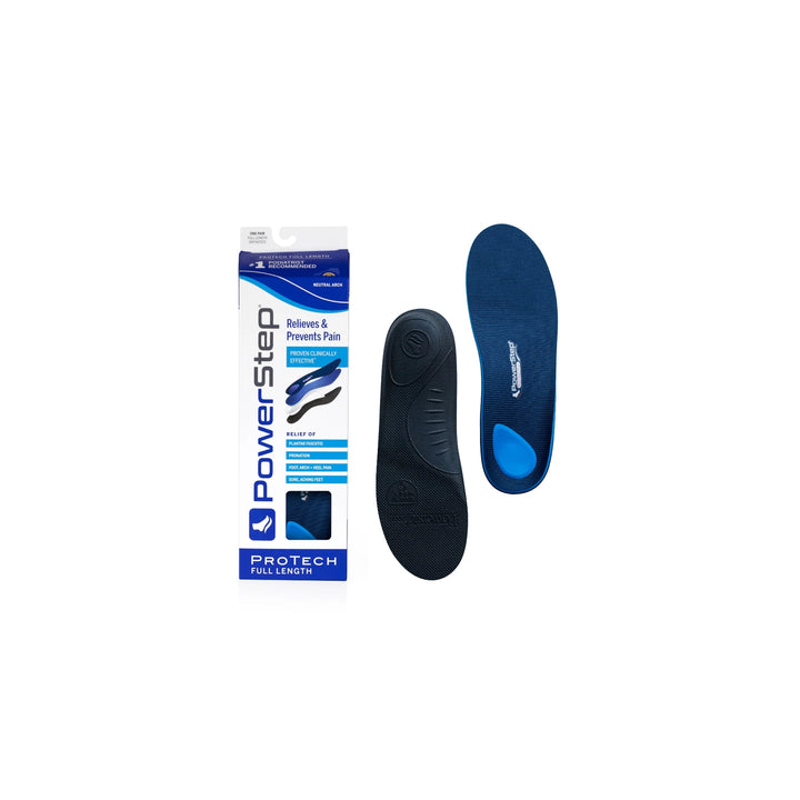 Powerstep Protech Full Length Orthotic Insoles Shoe Inserts